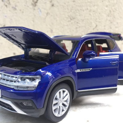 Mô hình xe Ô TÔ Volkswagen TERAMONT 2019  tỷ lệ 1:32