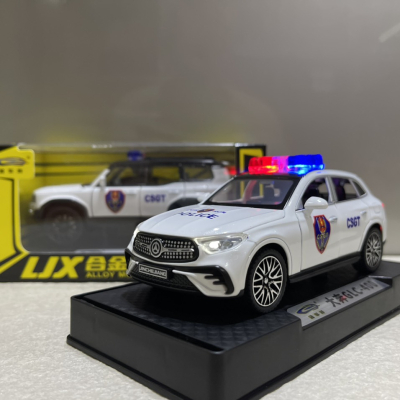 ​Mô hình xe Police Mercedes GLC-400 Dẫn đoàn CSGT tỷ lệ 1:32