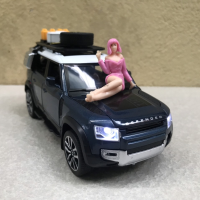 Mô hình xe Range Rovee Defender 2021 tỷ lệ 1:32