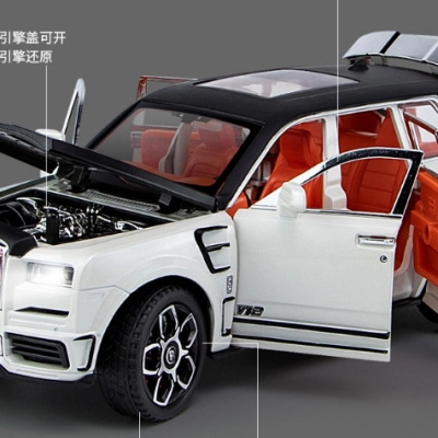 Mô hình xe Rolls-Royce CULLINAN Mansory tỷ lệ 1:24