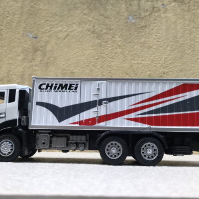 Mô hình xe Tải thùng Container tỷ lệ 1:32