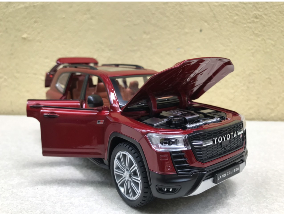 Mô hình xe TOYOTA land Cruiser GR 2022 tỷ lệ 1:24 Mô hình xe TOYOTA land Cruiser GR 2022 tỷ lệ 1:24