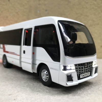 Mô hình xe Bus TOYOTA Coaster Premium 12 tỷ lệ 1:32