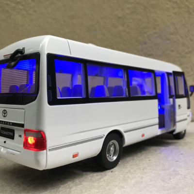 Mô hình xe Khách TOYOTA COASTER tỷ lệ 1:24