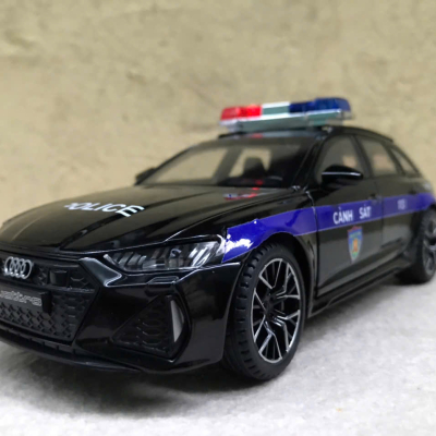 Mô hình xe Police CSCĐ 113 Audi RS6 tỷ lệ 1:24