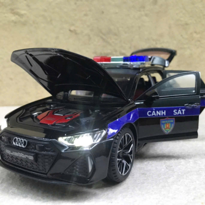 Mô hình xe Police CSCĐ 113 Audi RS6 tỷ lệ 1:24