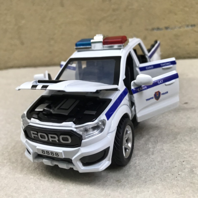 Mô hình xe Cảnh sát CSGT Ford Wildtrak  tỷ lệ 1:32