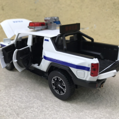 Mô hình xe Police CSGT HUMMER PICKUP tỷ lệ 1:32