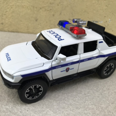 Mô hình xe Police CSGT HUMMER PICKUP tỷ lệ 1:32