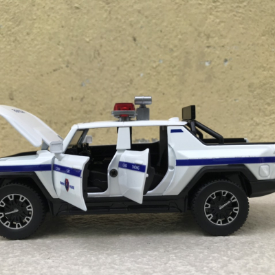 Mô hình xe Police CSGT HUMMER PICKUP tỷ lệ 1:32