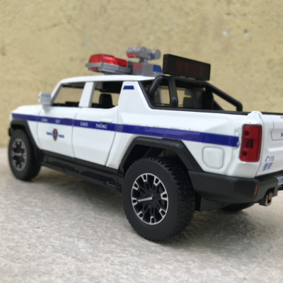 Mô hình xe Police CSGT HUMMER PICKUP tỷ lệ 1:32