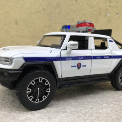 Mô hình xe Police CSGT HUMMER PICKUP tỷ lệ 1:32