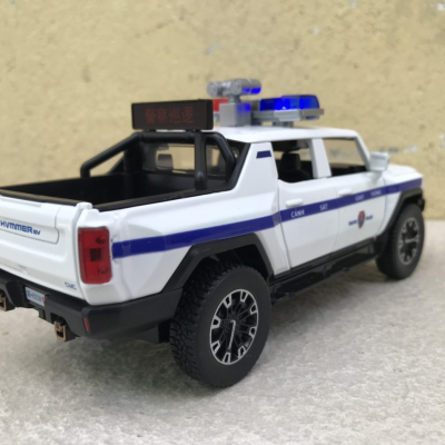 Mô hình xe Police CSGT HUMMER PICKUP tỷ lệ 1:32