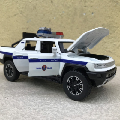 Mô hình xe Police CSGT HUMMER PICKUP tỷ lệ 1:32