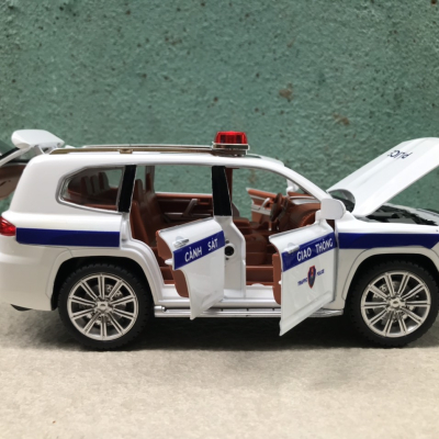 Mô hình xe Cảnh sát CSGT LandCruiser-Prado tỷ lệ 1:24