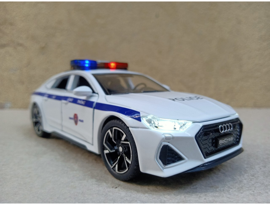 ​Mô hình xe Police CSGT VN AUDI RS7 Tỷ lệ 1:32