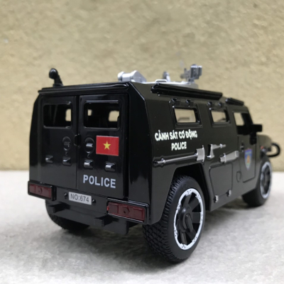 Mô hình xe Cảnh Sát​ Tiger CSCĐ Đặt nhiệm  tỷ lệ 1:32