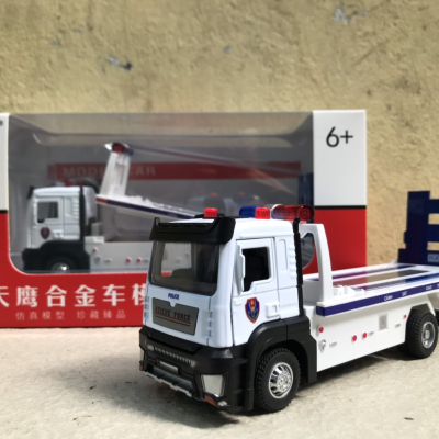 Mô hình xe Tải cứu hộ Police CSGT tỷ lệ 1:32