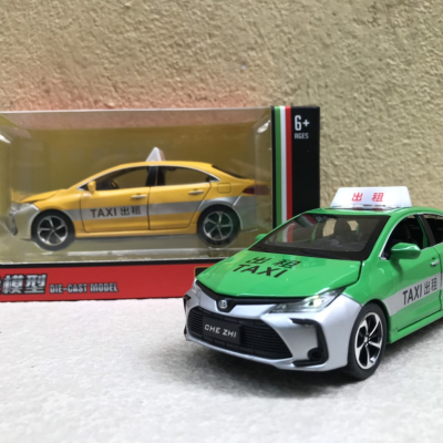 Mô hình xe ô tô Taxi TOYOTA Corolla 2021 tỷ lệ 1:32
