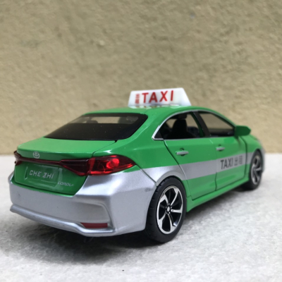 Mô hình xe ô tô Taxi TOYOTA Corolla 2021 tỷ lệ 1:32