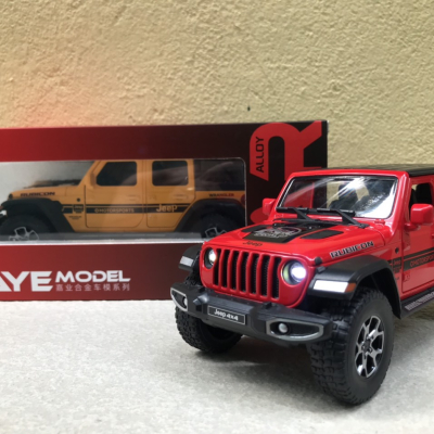 Mô hình xe JEEP RUBICON Wrangler 4X4  tỷ lệ 1:24