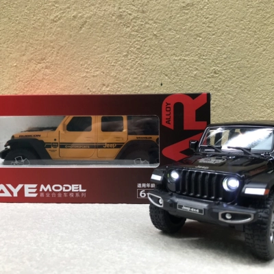 Mô hình xe JEEP RUBICON Wrangler 4X4  tỷ lệ 1:24