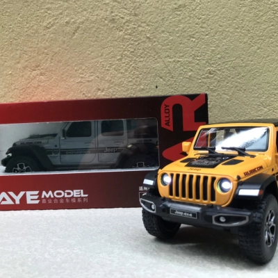 Mô hình xe JEEP RUBICON Wrangler 4X4  tỷ lệ 1:24