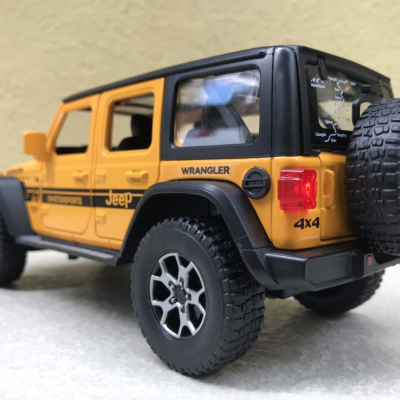 Mô hình xe JEEP RUBICON Wrangler 4X4  tỷ lệ 1:24