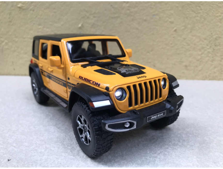 Mô hình xe JEEP RUBICON Wrangler 4X4  tỷ lệ 1:24