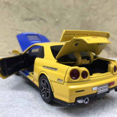 Mô hình xe NISSAN GTR R34 Sports tỷ lệ 1:32