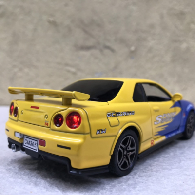 Mô hình xe NISSAN GTR R34 Sports tỷ lệ 1:32