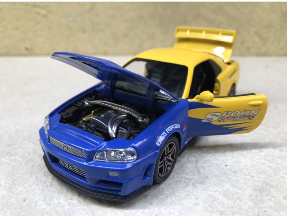Mô hình xe NISSAN GTR R34 Sports tỷ lệ 1:32 Mô hình xe NISSAN GTR R34 Sports tỷ lệ 1:32