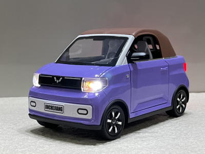 ​Mô hình Trang trí xe ô tô điện Wuling EV MINI 1:18 kim loại (XWUL18EV)