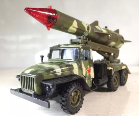 Đồ chơi mô hình quân sự xe Tên lửa SAM2 -1:43