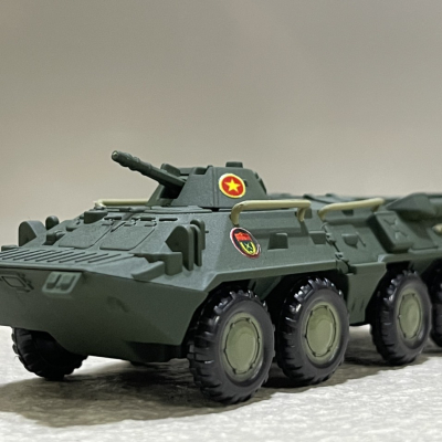 ​Mô hình quân sự xe Bọc thép PTR-80 tỷ lệ 1:72 đã sơn hoàn thành
