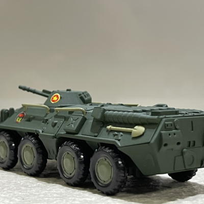 ​Mô hình quân sự xe Bọc thép PTR-80 tỷ lệ 1:72 đã sơn hoàn thành