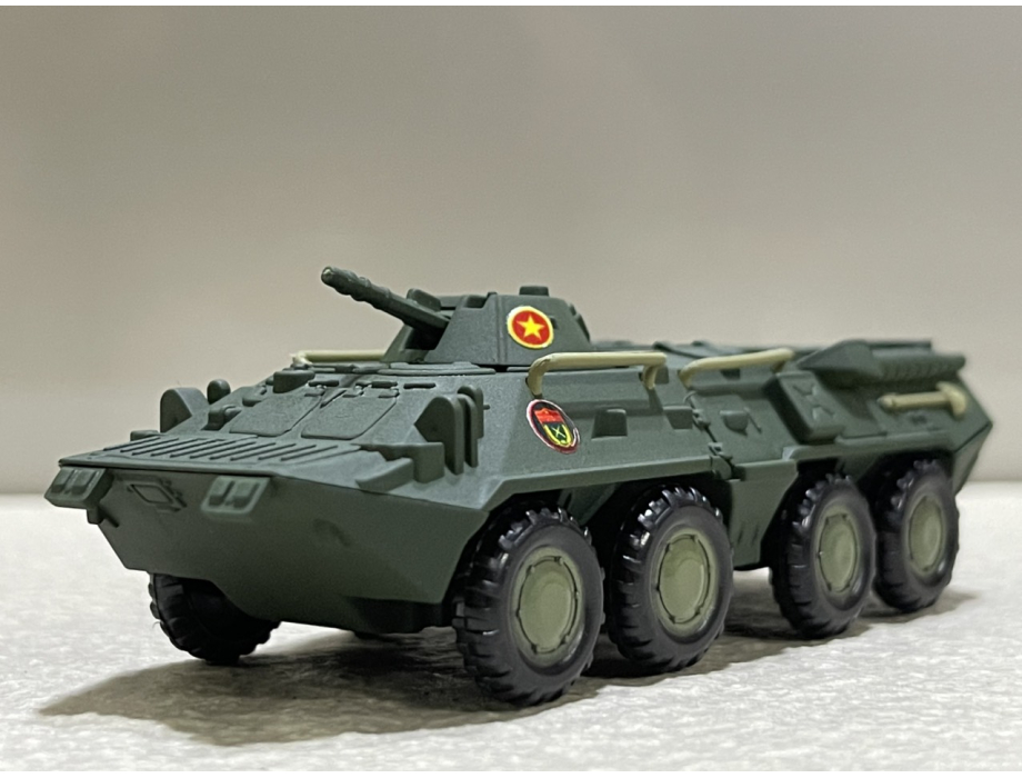 ​Mô hình quân sự xe Bọc thép PTR-80 tỷ lệ 1:72 đã sơn hoàn thành