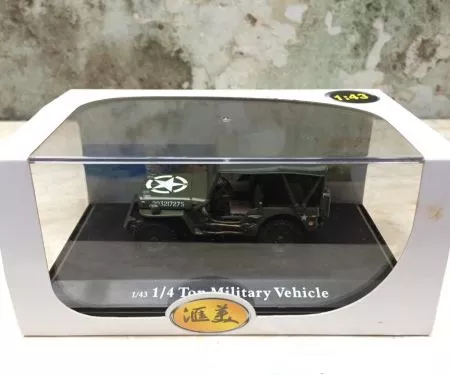 Mô hình quân sự xe JEEP Willys MB mui tỷ lệ 1:43