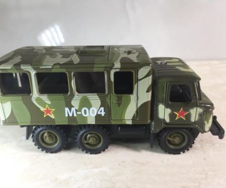Mô hình đồ chơi quân sự xe tải GAZ 66 -1:43