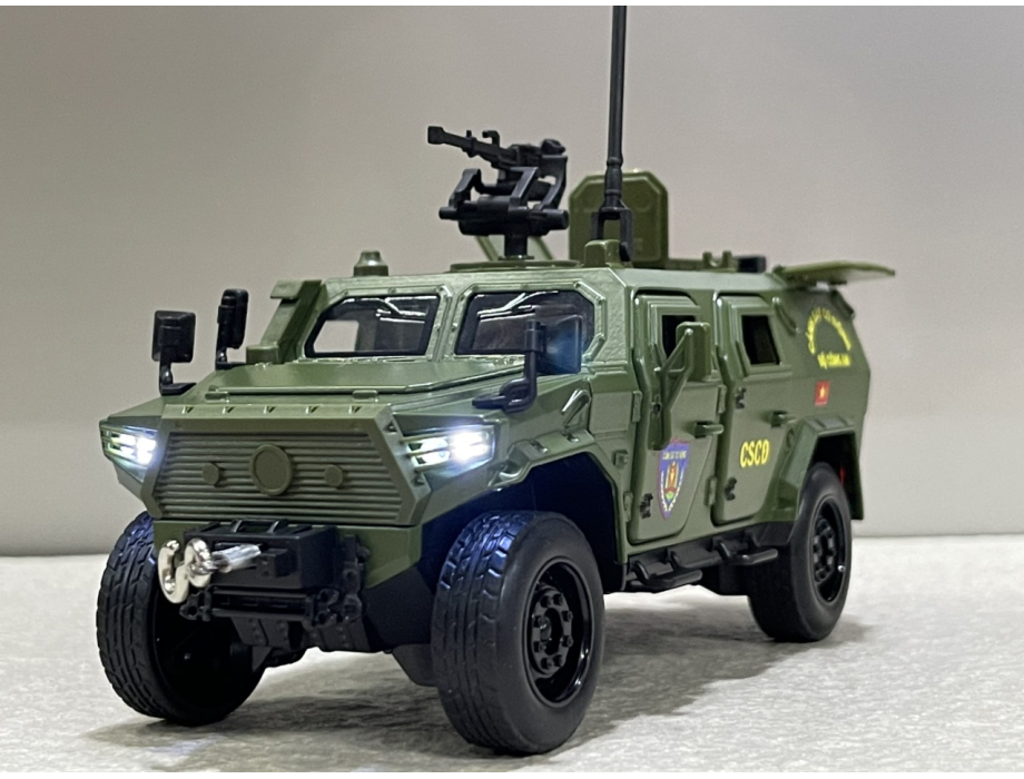 ​Mô hình xe Cảnh Sát Cơ Động M-TERRAIN Dongfeng tỷ lệ 1:32