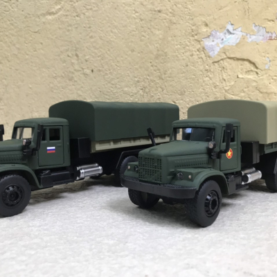 Mô hình xe Quân sự Gaz 3308 Thùng mui tỷ lệ 1:36