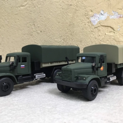 Mô hình xe Quân sự Gaz 3308 Thùng mui tỷ lệ 1:36