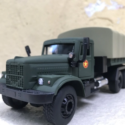 Mô hình xe Quân sự Gaz 3308 Thùng mui tỷ lệ 1:36