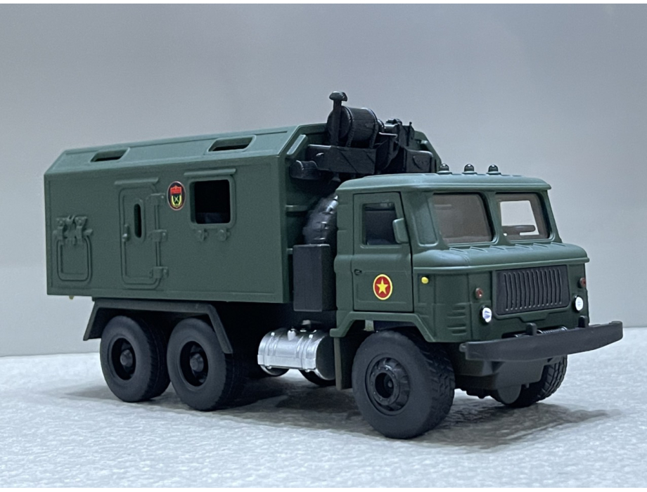 Mô hình xe Quân sự QĐND-VN Gaz 66 RADA tỷ lệ 1:36