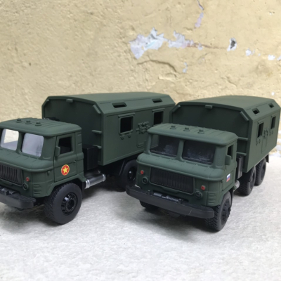 Mô hình xe Quân sự QĐND-VN Gaz 66 RADA tỷ lệ 1:36