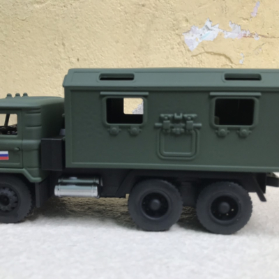 Mô hình xe Quân sự QĐND-VN Gaz 66 RADA tỷ lệ 1:36