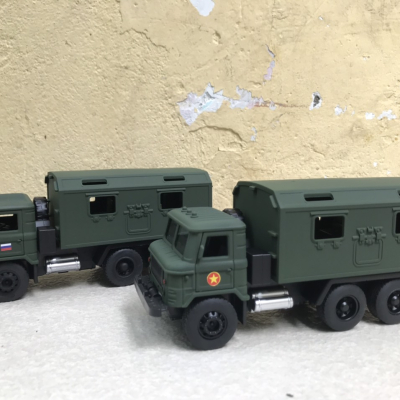 Mô hình xe Quân sự QĐND-VN Gaz 66 RADA tỷ lệ 1:36