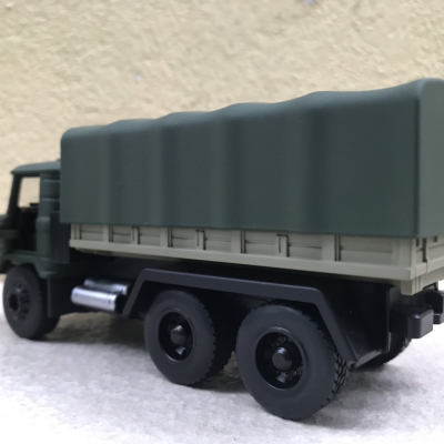 Mô hình xe Quân sự QĐND-VN Gaz 66 Thùng bạt tỷ lệ 1:36