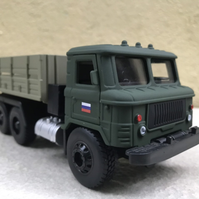 Mô hình xe Quân sự QĐND-VN Gaz 66 Thùng bạt tỷ lệ 1:36