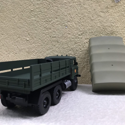 Mô hình xe Quân sự QĐND-VN Gaz 66 Thùng bạt tỷ lệ 1:36